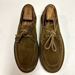 VERY GOOD Astorflex Boatflex Deck Shoe Brown Suede Handmade in Italy EU 42/ US 9